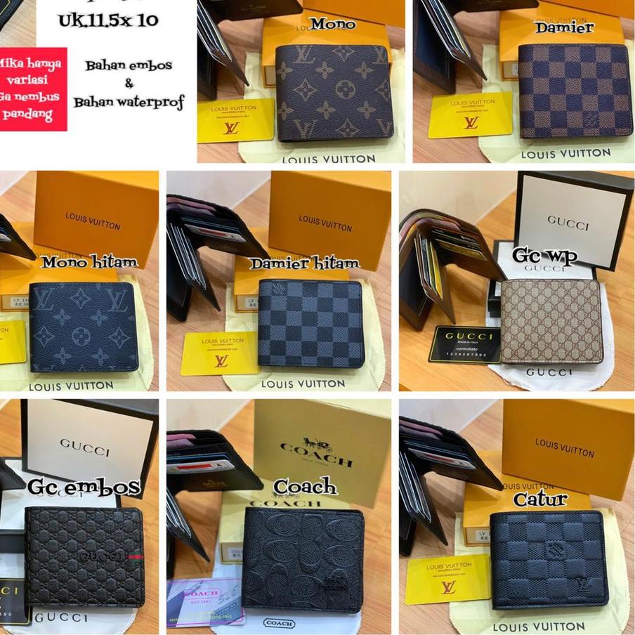 ❁ Dompet pendek lipat pria import premium branded/dompet pria/dompet lipat branded import ☝