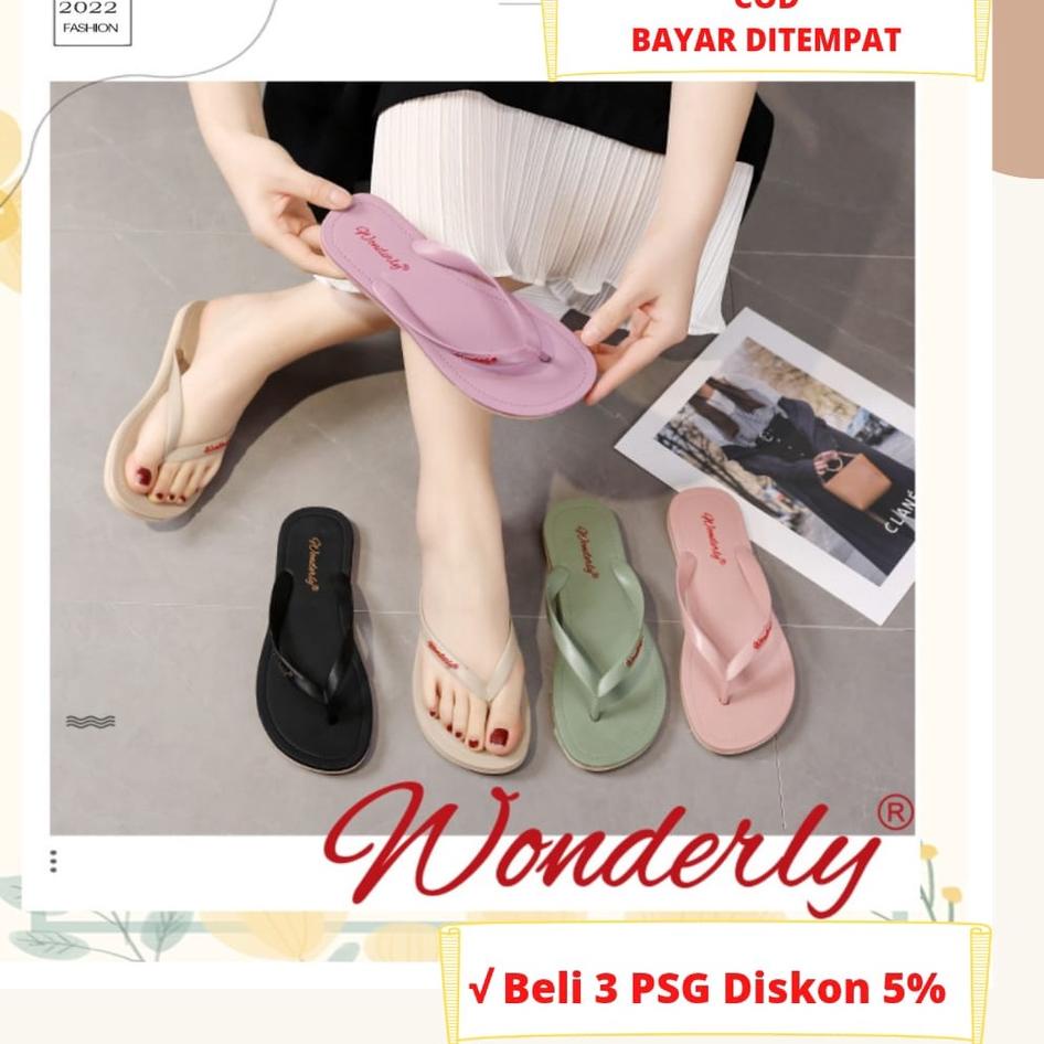 Terbaik Sandal Jepit Wanita Sendal Jepit Sandal Wanita Wonderly 1001-2 