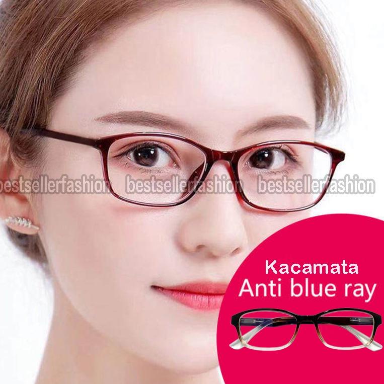 Terbaik Kacamata Anti Radiasi (Design Korea) Pria dan Wanita Kacamata Blueray Kacamata Fashion Anti 