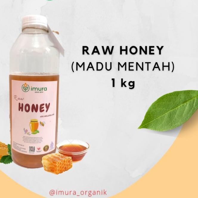 

♜ IMURA Raw Honey 1Kg Asli Mentah Murni 100% Natural Organik ☏