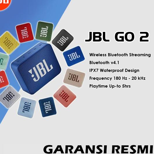 JBL GO 2 / GO2 Speaker Portable Bluetooth Original Resmi IMS