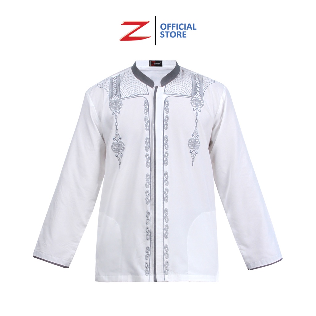 Zeintin - Baju Koko Kurta Dewasa Lengan Pendek &amp; Panjang Baju Muslim Baju Koko Terbaru Pria Bahan Cotton AT