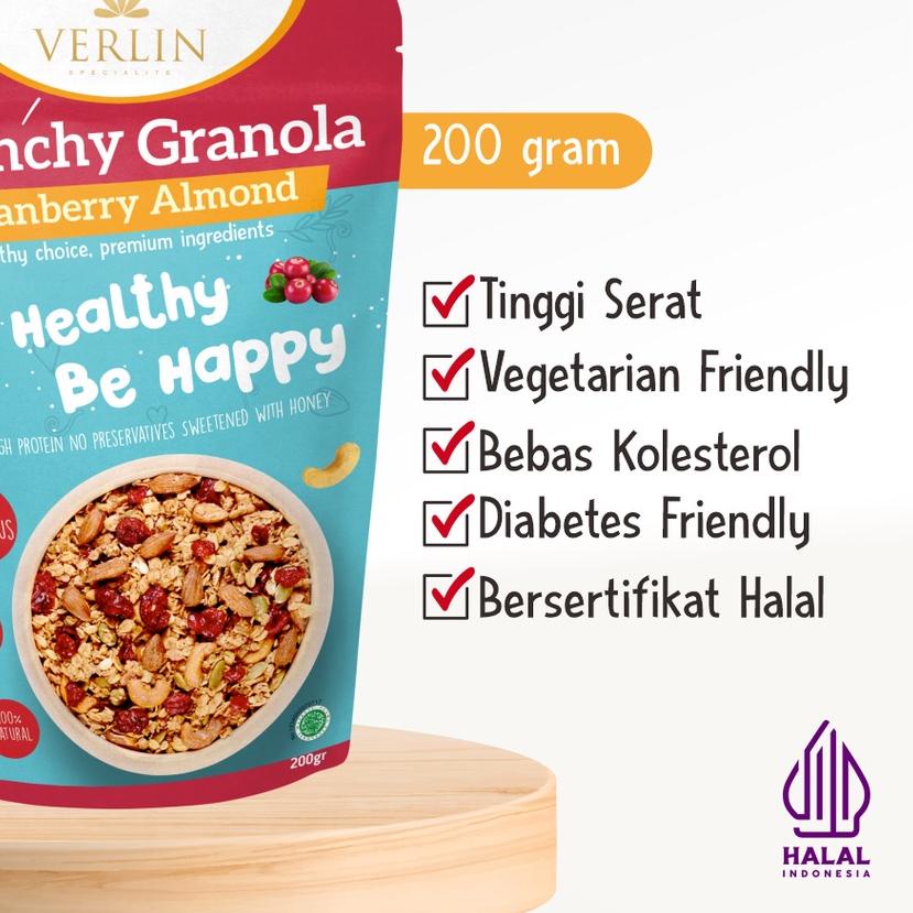

➴ Verlin Crunchy Granola Cranberry Almond ✾