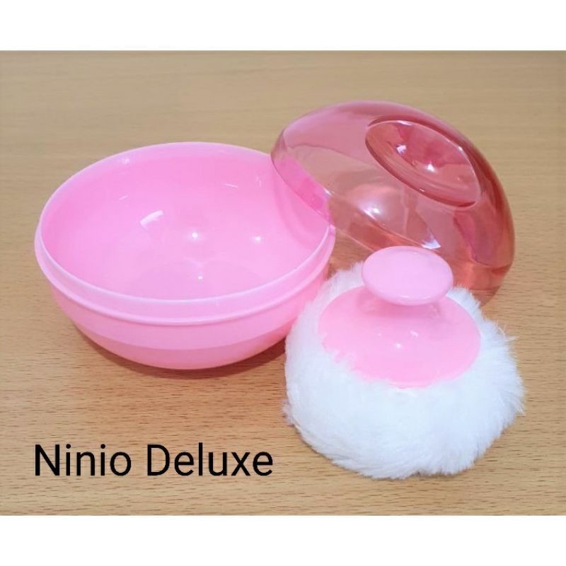 TEMPAT BEDAK BAYI SINGLE PLUS SPONS BEDAK SINGLE DODO | NINIO | BOY / GIRL - BABY POWDER CASE