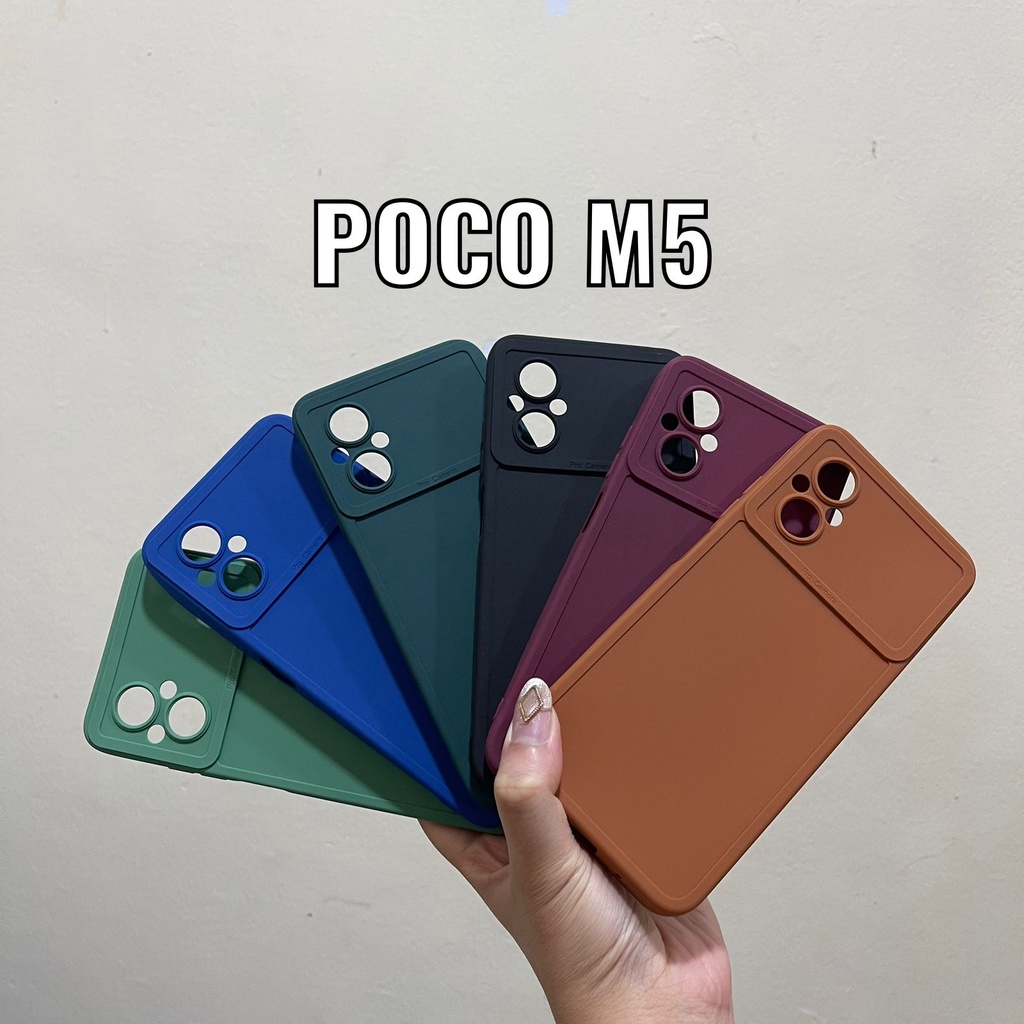 SoftCase ProCamera Silicon Matte Case Full Cover Xiaomi Poco M5 White_Cell