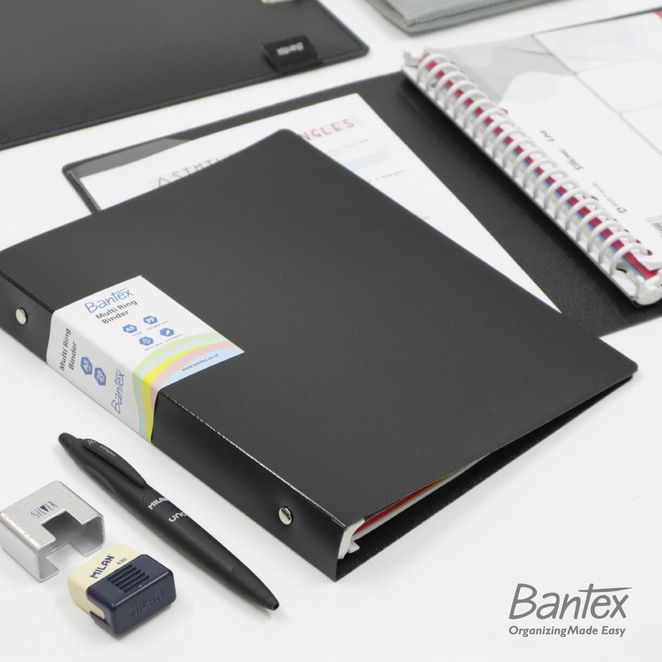 

Segera Dapatkan Bantex B5 Trendy Multi Ring Binder 26 Hole Black 3126 10