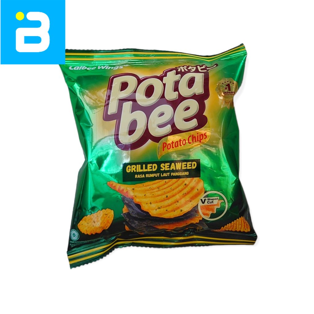 

Potabee Potato Chips Rasa Grilled Seaweed 35 G