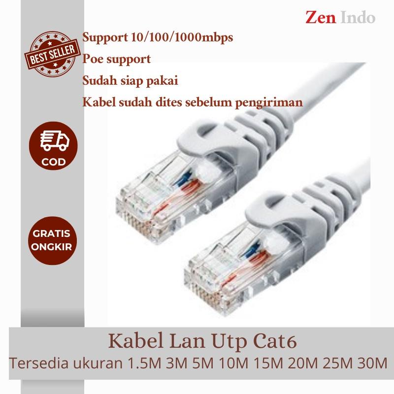 NYK Kabel Lan UTP Cat6 Cat 6 NYK Internet Ethernet cable Panjang 30M