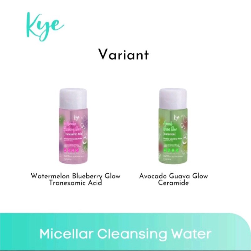 KYE CLEANSING WATER - KYE MICELLAR WATER MAKE UP REMOVER OIL 120ML