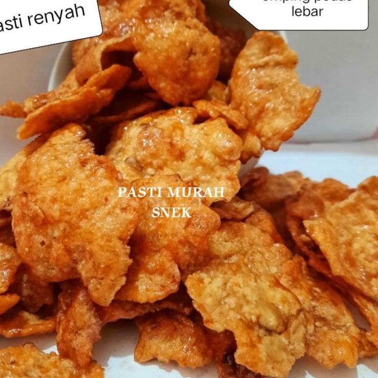 

☀ 1KG Emping pedas besar renyah bangetttt ☞
