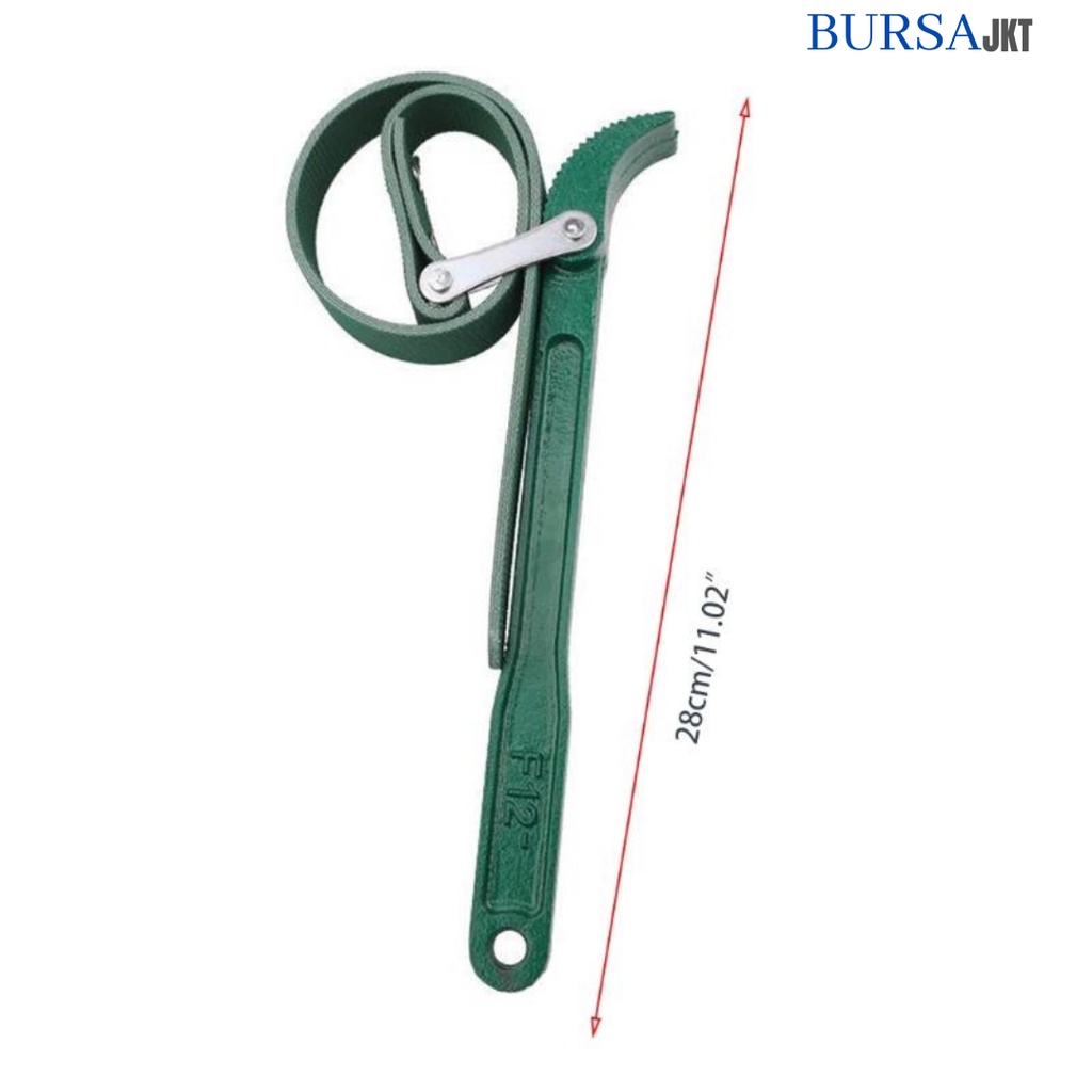 KUNCI FILTER OLI 8 / 12 INCH BENTUK SABUK UNIVERSAL