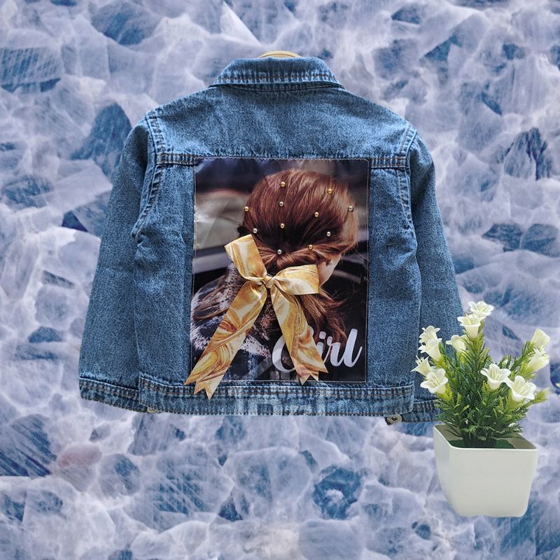 JAKET JEANS KARAKTER PITA 3D USIA 1-10TH