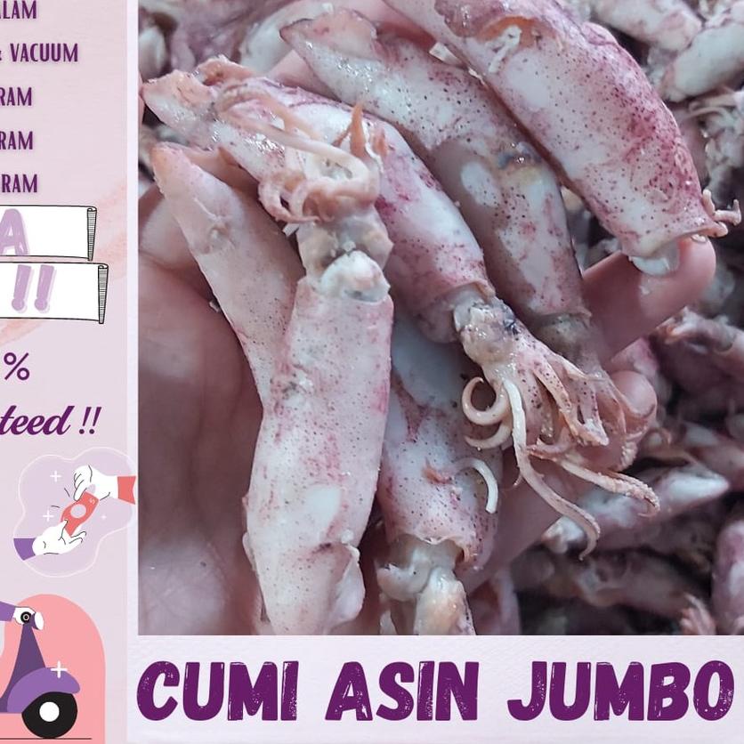 

➽ PROMO CUMI BABBY / CUMI JUMBO KERING 500GR / IKAN ASIN MURAH ☟