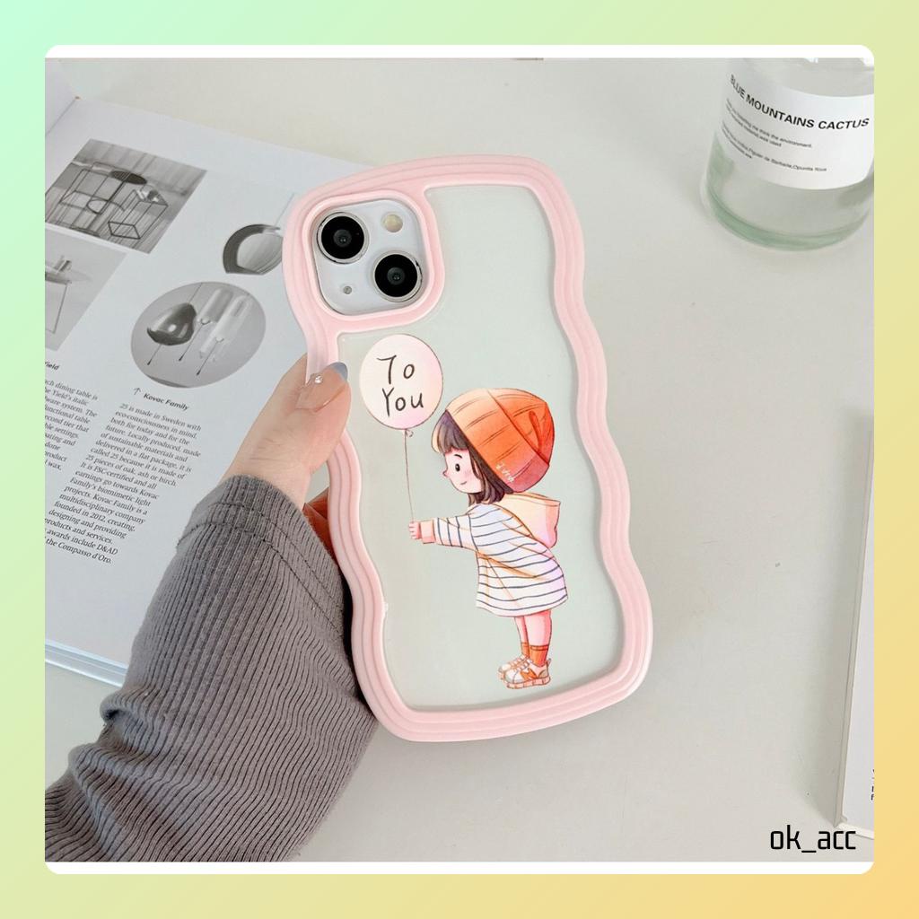 Casing Motif HH23 wanita For Iphone 7+ 8+ Plus X Xs Xr Max 11 12 13 14 Pro Max 14+ 14Plus FJ08