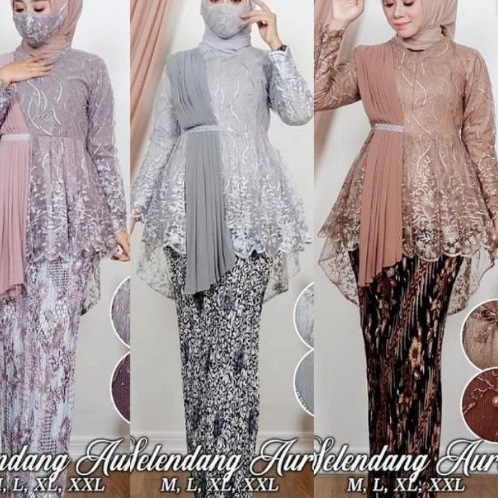 12.12 Brands Festival Selendang Aurel > Setelan Kebaya Burkat / Kebaya Tunik / Kebaya Remaja / Kebay