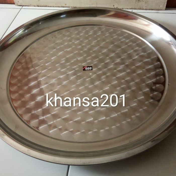 Terlaris Nampan Bulat Stainless 70Cm
