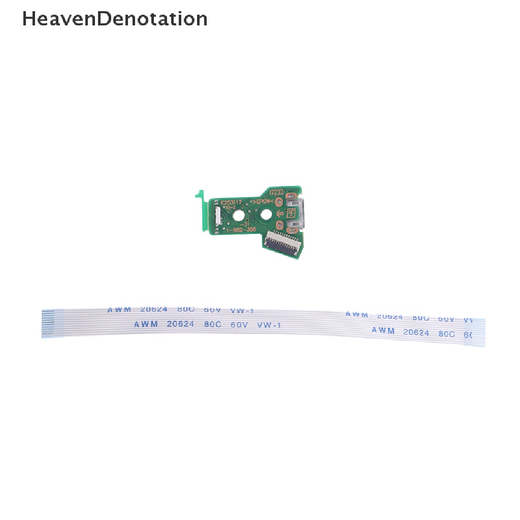 [HeavenDenotation] Usb charging port board of PS4 handle Lampu Pernafasan JDS-055 PS4 controller HDV