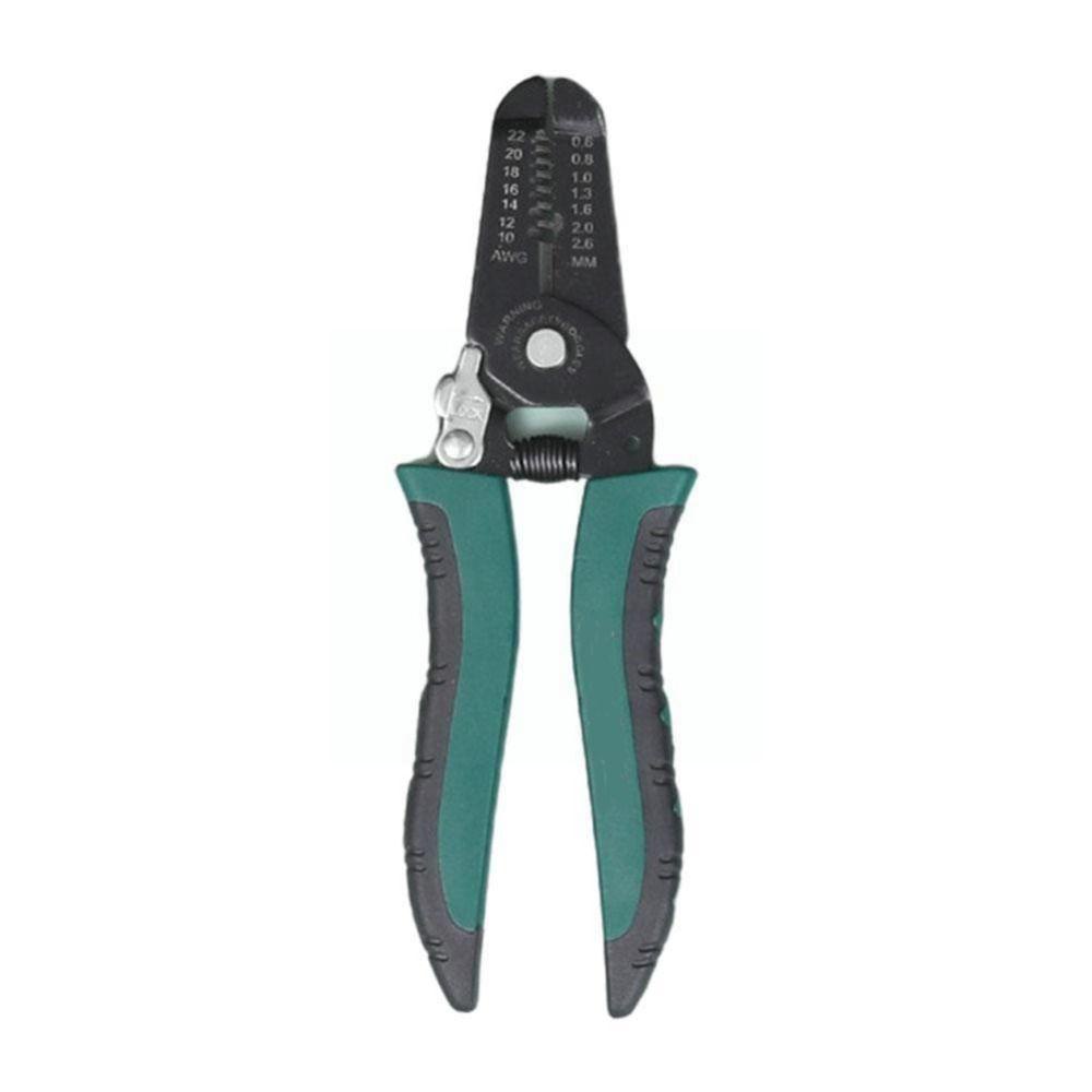 REBUY Tang Press Dingin Alat Perbaikan Mobil Pemotong Kabel Wire Cutter Tang Kupas Crimping Plier Kabel Wire Stripping Tang Potong Diagonal Plier