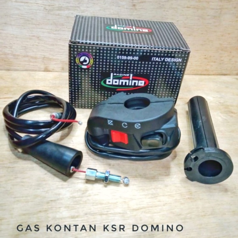 GAS SPONTAN / GAS KONTAN KSR SET HOLDER ON OFF STATER DOMINO ITALY 2 KABEL NINJA KLX DTRACKER CRF150 DLL