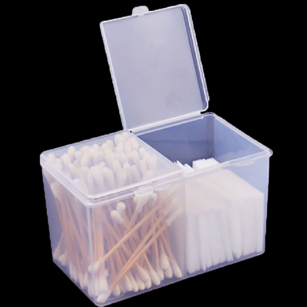 Mornin Clear Cleaning Remover Cotton Pad Kompartemen Kotak Penyimpanan Cotton Pad Container id