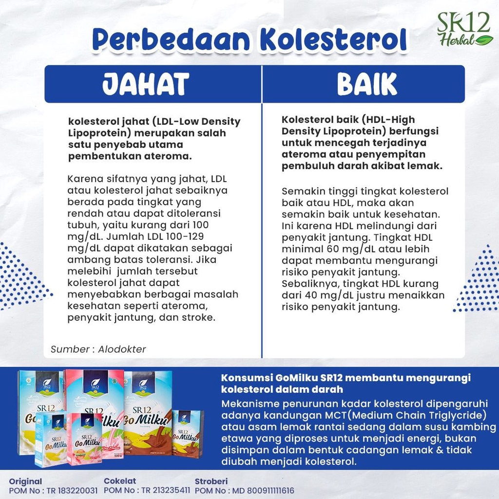 [TANPA GULA] Susu Kambing Etawa Bubuk GOMILKU SR12 GO MILKU BPOM Plus Madu Daun Kelor Ikan Gabus