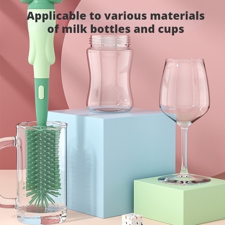 SIKAT BOTOL / TONGKAT SILIKON PEMBERSIH BOTOL SERBAGUNA