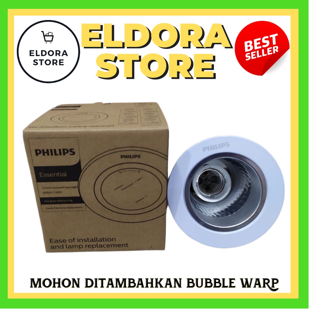 PHILIPS ESSENTIAL DOWNLIGHT ECO LAMP 5 WATT NOT INCLUDED | DOWNLIGHT PHILIPS