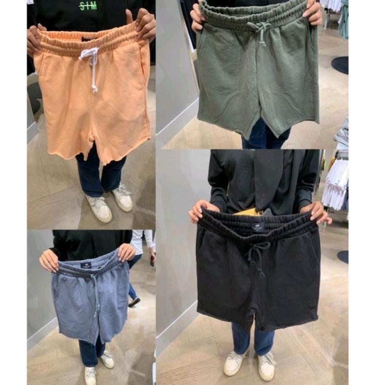 VIRAL CELANA PENDEK H&M GULUNG short pants hnm pria short pants h&m wanita