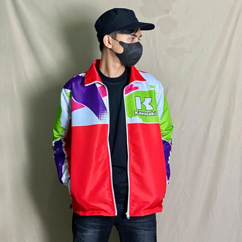 JAKET VINTAGE 90S KAWASAKI V1