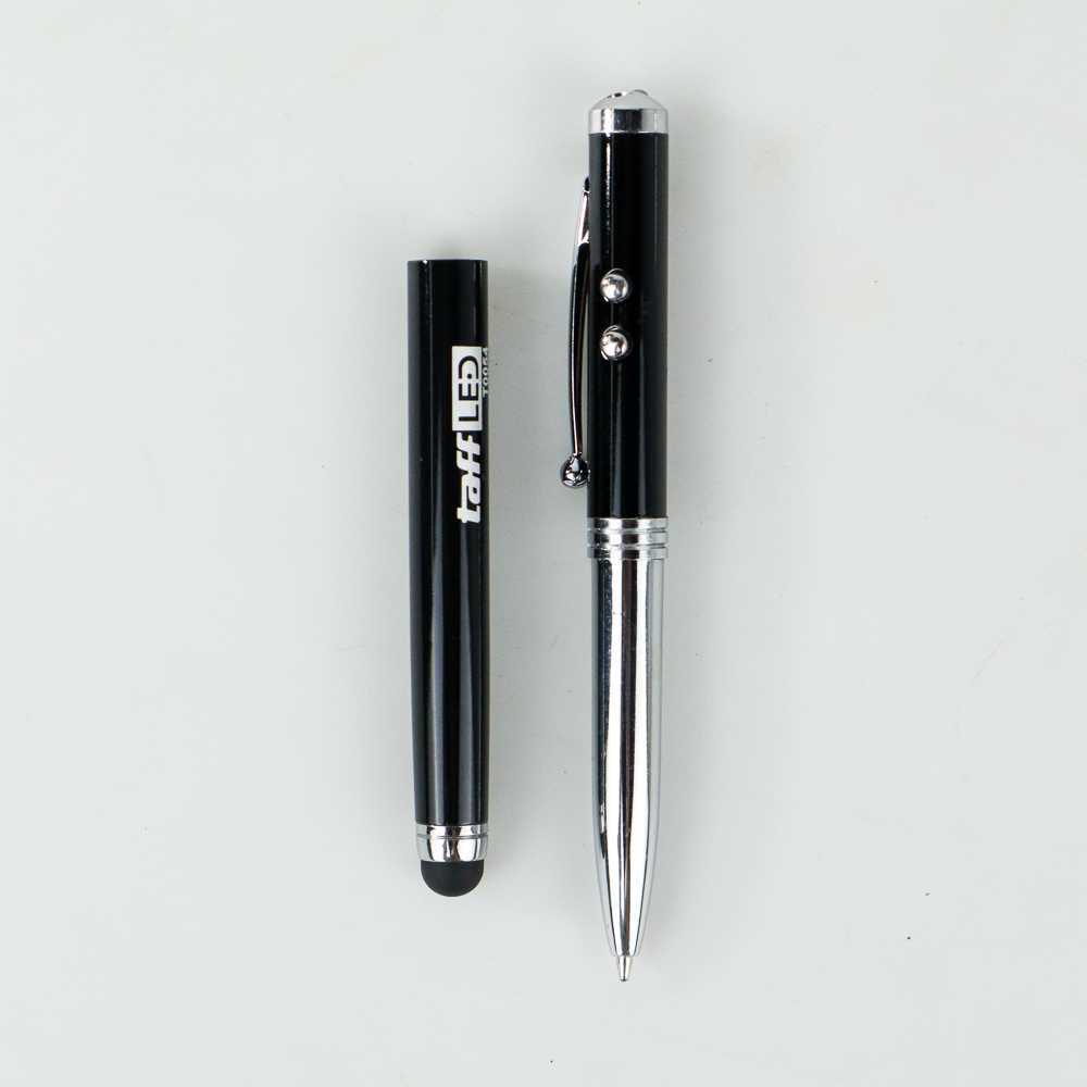 Pulpen 4 in 1 Senter Laser Pointer Pen dan Stylus T0054