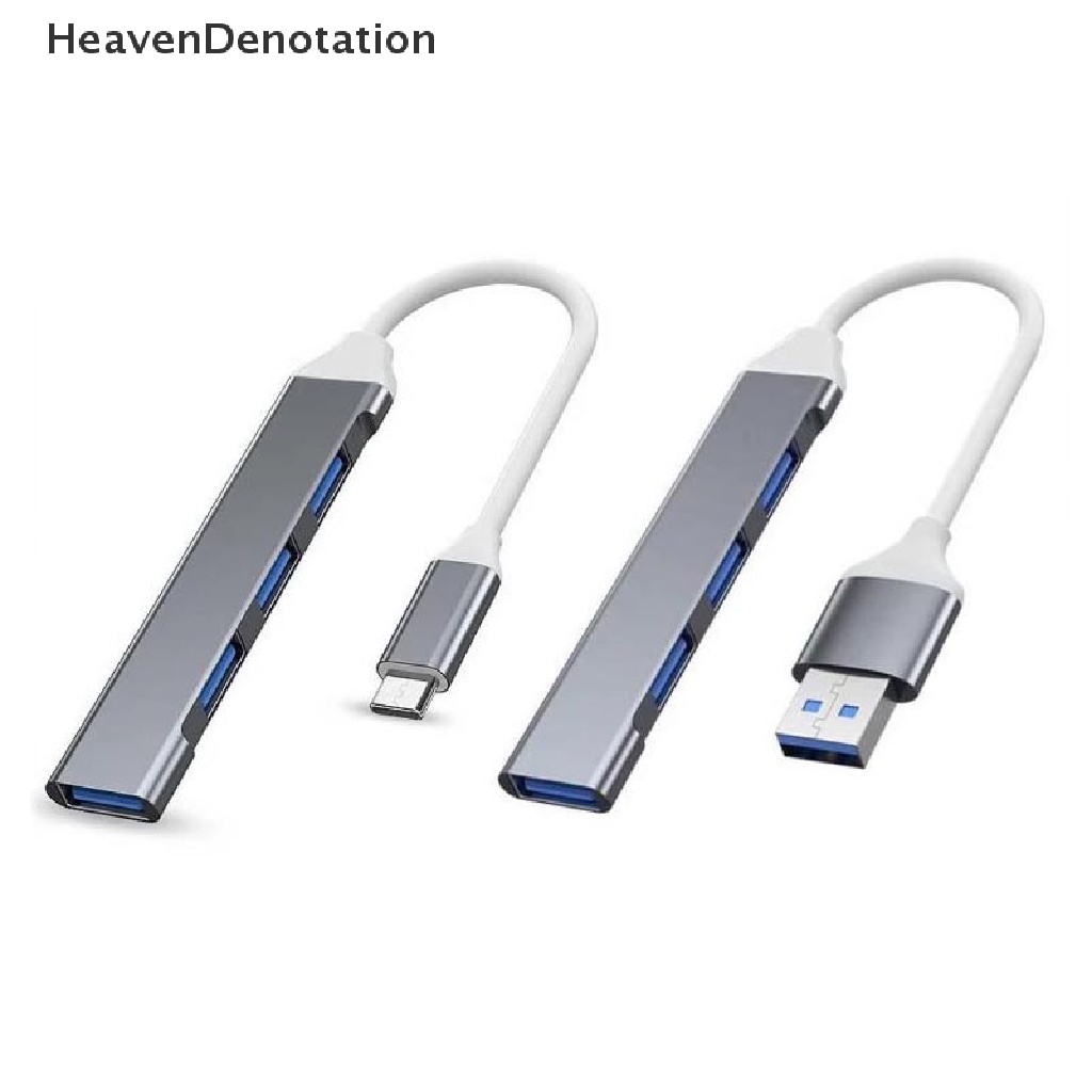 [HeavenDenotation] Usb C HUB 3.0 Tipe C 3.1 4port Multi Splitter Adapter OTG Untuk Komputer PC HDV