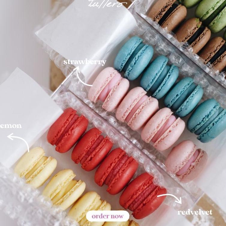 

G31 BABY MACARON MINI SPECIAL TOPLES ISI 24 TEPUNG ALMOND TOP PRODUCT ㍼