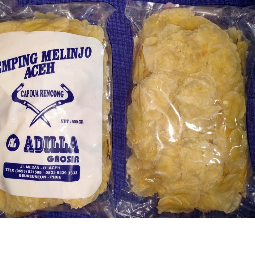 

❄ Emping Aceh Kualitas Super Emping Grade A Super Tipis Melinjo Aceh 500 gr gram gurih renyah ☉