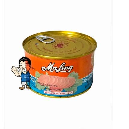 

✯ Ma Ling Canned Pork Luncheon Meat- Daging Babi Kaleng 397g ▲