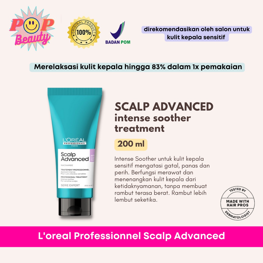 Jual Loreal Professionnel Scalp Advanced intense soother treatment