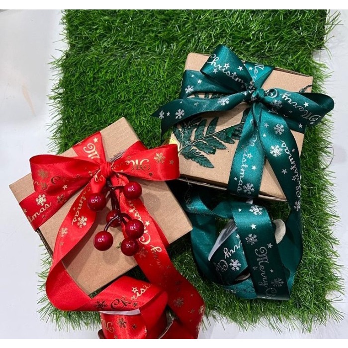 

Pita Natal Merry Christmas Green/Red Per Roll P:9M L: 2.5cm - Red