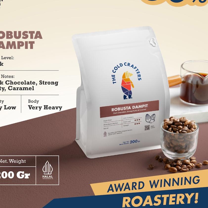 

♠ The Cold Crafters - Robusta Dampit Biji Kopi Roasted Beans - BIJI KOPI 100gr/250gr/1kg Ω