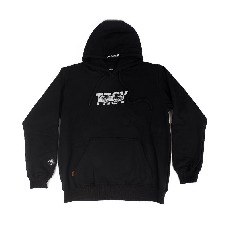 Troy Black Eye Hoodie Sweater Unisex Pria Wanita Distro
