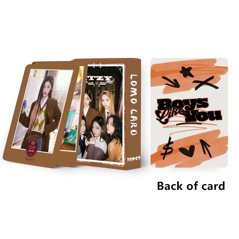 30pcs/box ITZY Album CHESHIRE BOYS LIKE YOU Photocards Astronot LIA RYUJIN CHAERYEONG YUNA Lomo Kartu Kpop Postcards READY STOCK