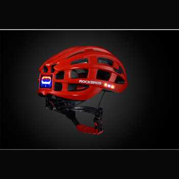 [KMZ] ROCKBROS Helm Sepeda Light Cycling Bike Helmet with Headlight - ZN1001