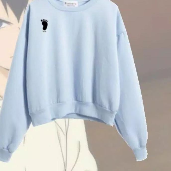 ✪ Sweater ICS Haikyuu Logo Bordir Kanan | Haikyuu Merchandise | Haikyuu Sweater | Anime Merchandise 