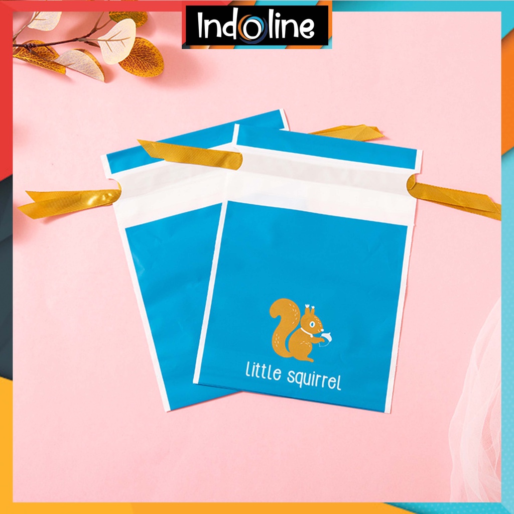 Tas Serut Plastik Tas Make Up Travel Hadiah Souvenil Little Squirrel Serbaguna Import COD 𝘐𝘯𝘥𝘰𝘭𝘪𝘯𝘦 9