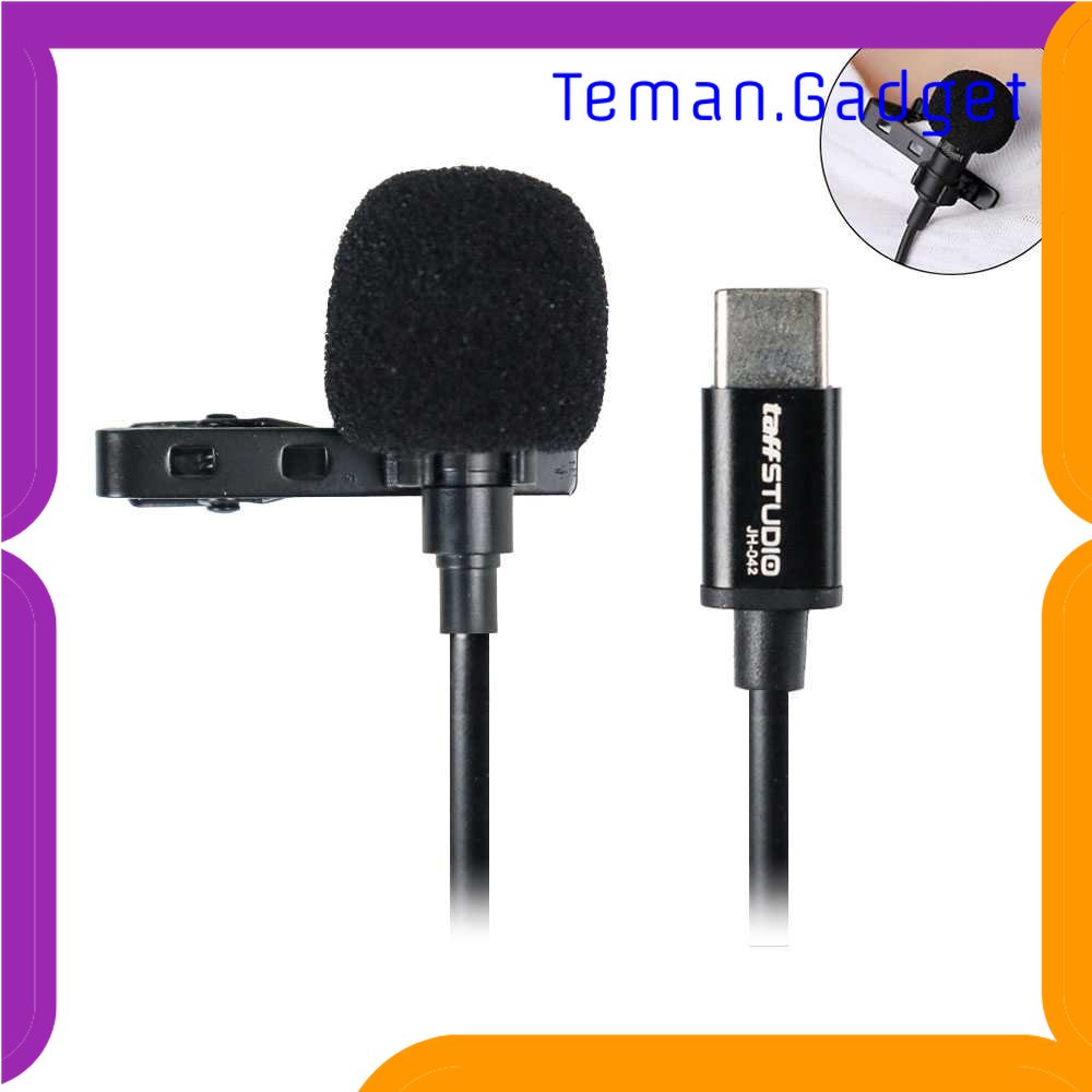 TG - KMR TaffSTUDIO Microphone Clip-on USB Type C for Smartphone - JH-042