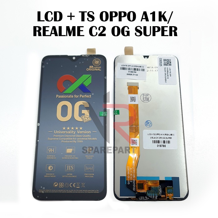 LCD OPPO A1K / REALME C2 FULLSET TOUCHSCREEN