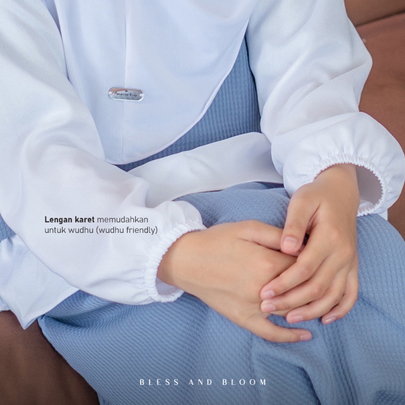 Setelan Baju Anak Perempuan Tanggung Premium - Nyaman &amp; Tebal - Usia 3-12 Tahun - Haneen Bless and Bloom by Ammar Kids