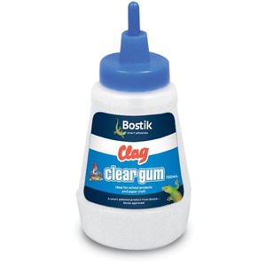 

Bostik Lem Clag Clear Gum Glue 150ml / Lem Bening / Lem Cair / Lem Serbaguna / Lem Cepat kering