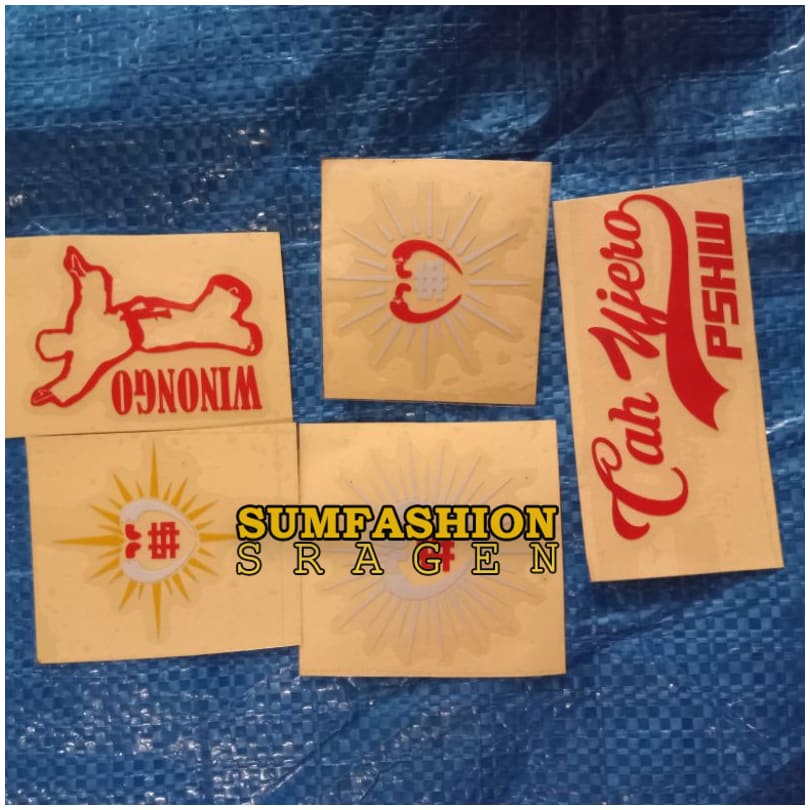 Sticker Glosy PSHW Winongo - Stiker Sedulur PSHW