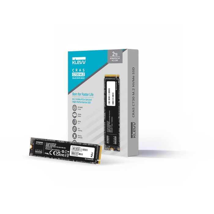 SSD KLEVV Crass C730 Internal M.2 NVME 512GB, 1TB, 2TB PCIe Gen3x4