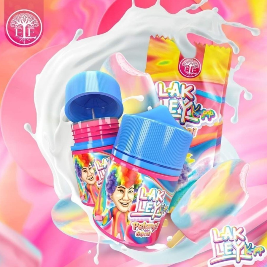 Lakley K-Pop Pelangi 60ML Ice Cream Rainbow