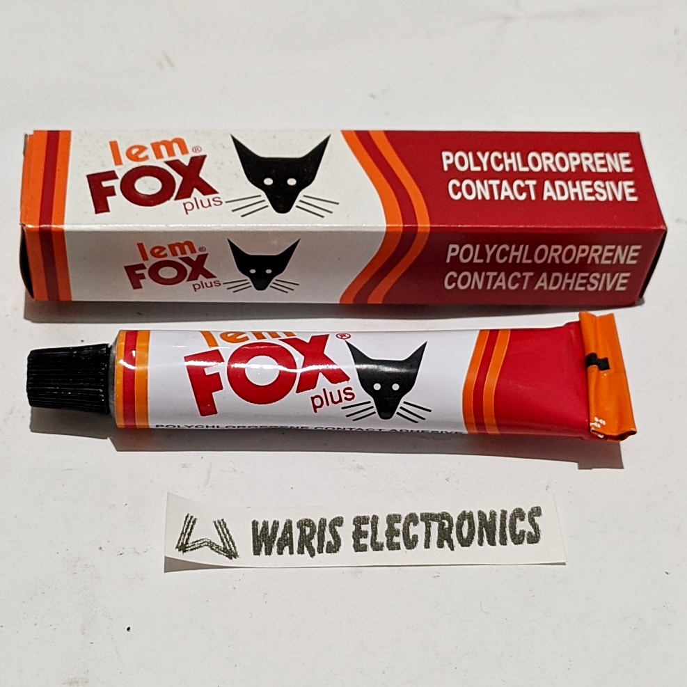 Lem Fox Plus Tube 20 gr gram Lem Serbaguna